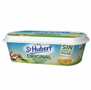 Margarina original 100% vegetal St. Hubert sin aceite de palma 235 g