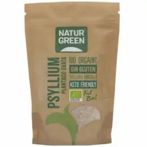 Psyllium ecológico Naturgreen sin gluten doy pack 125 g.