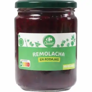 Remolacha en rodajas Classic Carrefour 250 g.