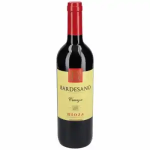 Vino tinto crianza Bardesano D.O.Ca. Rioja 75 cl.