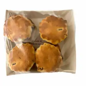 Bollos con pasas sultanas Haywood & Padget 500 g.