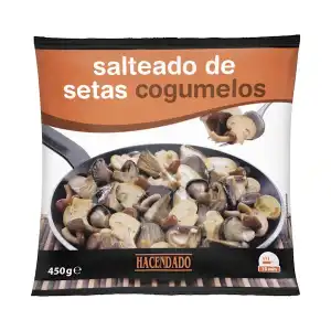 Salteado de setas Hacendado ultracongeladas Paquete 0.45 kg