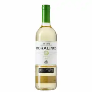 Vino D.O. Rueda blanco moralinos verdejo Pagos del Rey 75 cl.