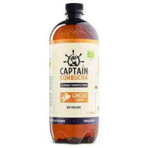 Captain Kombucha The Gutsy Ginger & Lemon ecológico botella 1 l.