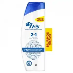 Champú y acondicionador anticaspa 2en1 classic H&S 300 ml.