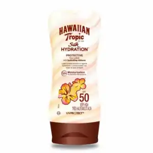 Crema solar Silk Hydration SPF50 Hawaiian Tropic 180 ml.