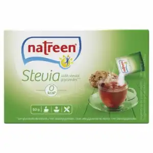 Edulcorante Stevia granulado en sobres Natreen 50 ud.