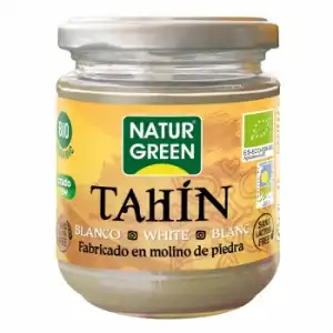 Tahin crudo ecológico Naturgreen sin gluten sin lactosa tarro 300 g.