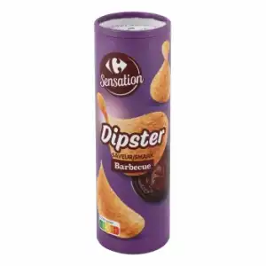 Aperitivo de patata sabor barbacoa Dipster Carreofur 175 g.