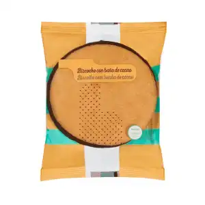 Bizcocho con baño de cacao Hacendado  0.07 kg