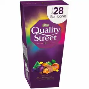 Bombones de chocolate negro y chocolate con leche relleno de toffe Nestlé Quality Street 265 g.