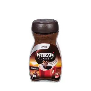 Café soluble natural Nescafé classic Tarro 0.1 kg