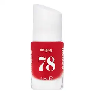 Laca de uñas alto brillo Deliplus 78 Rojo  1 ud