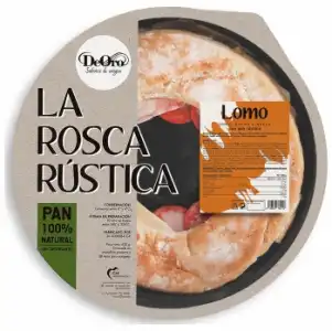 Rosca rústica de lomo, bacon y queso DeOro 480 g.