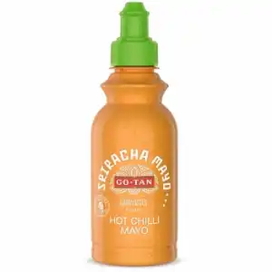 Salsa sriracha mayo hot chilli Go-Tan envase 215 ml.