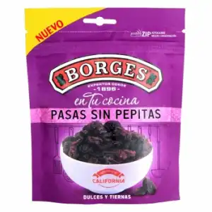 Pasas sin pepitas Borges doy pack 150 g.