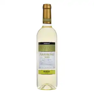 Vino blanco verdejo D.O Rueda Arribeño Botella 750 ml