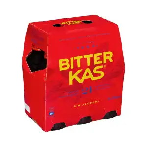 Bitter Kas sin alcohol 6 botellines X 200 ml