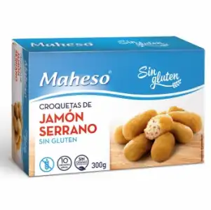 Croqueta de jamón Maheso sin gluten 300 g.