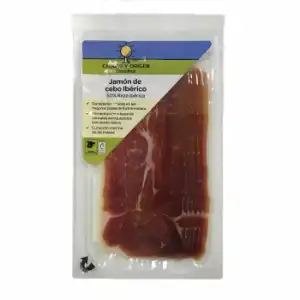 Jamón cebo ibérico 50% raza ibérica Calidad y Origen Carrefour 80 g