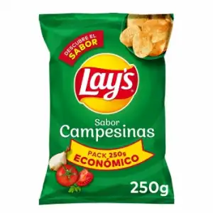 Patatas fritas sabor campesinas Lay's 250 g.