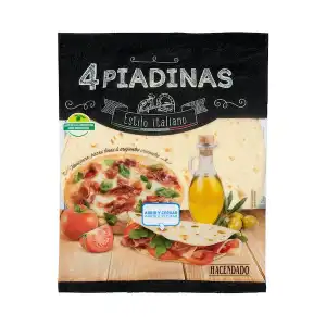 Piadinas pan estilo italiano Hacendado Paquete 0.32 kg