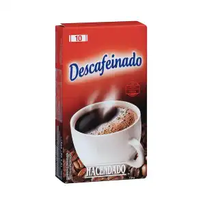 Café soluble en sobres descafeinado Hacendado Caja 0.02 100 g