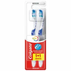 Cepillo de dientes medio limpieza completa Total Colgate 1 ud.