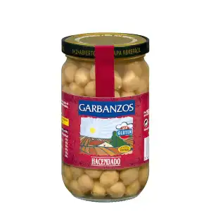 Garbanzo cocido Hacendado Tarro 0.295 kg