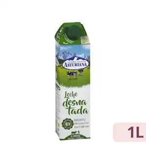 Leche desnatada Asturiana Brick 1 L