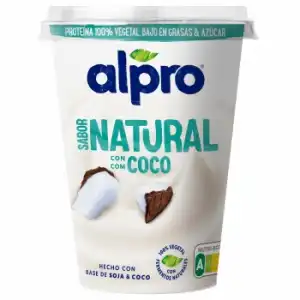 Preparado de soja y coco Alpro sin gluten y sin lactosa 400 g.