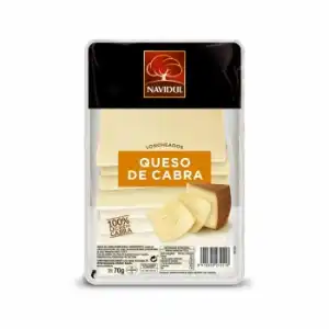 Queso de cabra semicurado en lonchas Navidul 70 g.