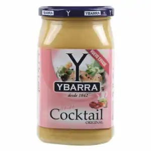 Salsa cocktail Ybarra sin gluten y sin lactosa tarro 450 g.