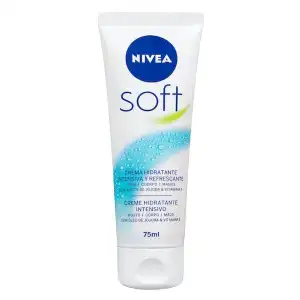 Crema de manos, cara y cuerpo Nivea Soft hidratante intensiva Bote 0.075 100 ml