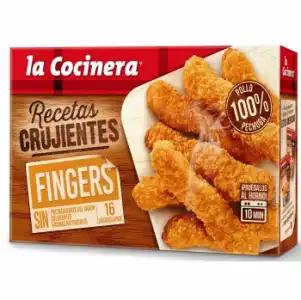 Fingers Recetas Crujientes La Cocinera 320 g.