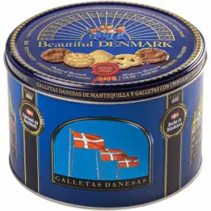 Galletas danesas surtidas de mantequilla y chocolate Beautiful Denmark 340 g.