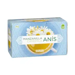 Infusión Manzanilla con anís Hacendado Caja 0.026 100 g