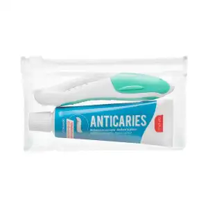 Kit de viaje higiene dental Deliplus Anticaries  1 ud