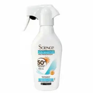 Spray protector solar pieles sensibles SPF50+ Science Les Cosmétiques 250 ml.