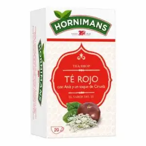 Té rojo con anís y ciruela en bolsitas Hornimans 20 ud.