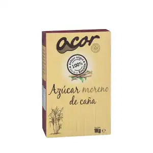 Azúcar moreno de caña integral Acor Caja 1 kg