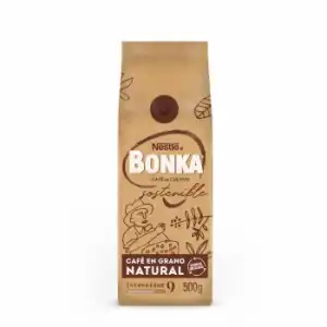 Café en grano natural de cultivo sostenible Nestlé Bonka 500 g.