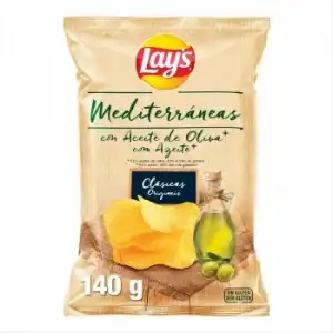 Patatas fritas Mediterráneas Lay's sin gluten 140 g.