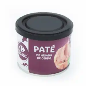 Paté de hígado de cerdo Classic Carrefour 200 g.