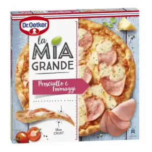 Pizza prosciutto formaggi La Mia Grande Dr. Oetker 400 g.