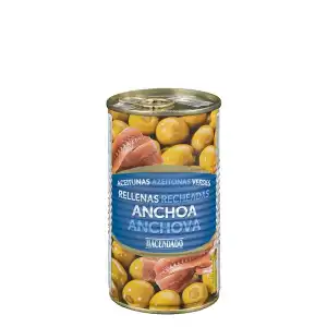 Aceitunas manzanilla rellenas de anchoa Hacendado Bote 0.35 kg