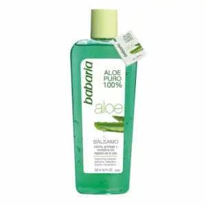 Bálsamo reparador aloe vera 100% puro Babaria 250 ml.