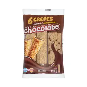 Crepes rellenos de chocolate Paquete 0.192 kg