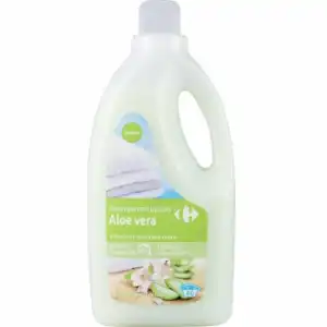 Detergente liquido aloe vera y flores de almendra dulce Carrefour 40 lavados.