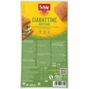 Pan chapata integral Schär sin gluten y sin lactosa 200 g.